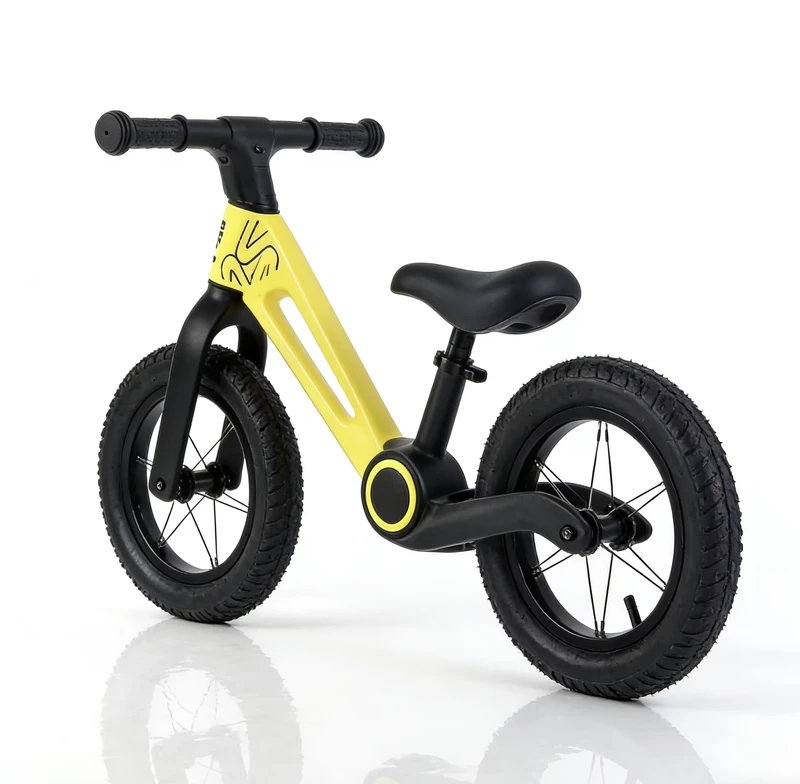 12" Nylon Fork Aluminum Alloy Frame Kids Balance Bike for 2+ Years 30kg Load Capacity
