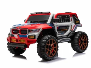 12V 10AH Kids Ride on Truck 4×4 390 Motor 2 Seater Electric Off-Road Car with Remote Control Electric Cars Bluetooth LED Lights