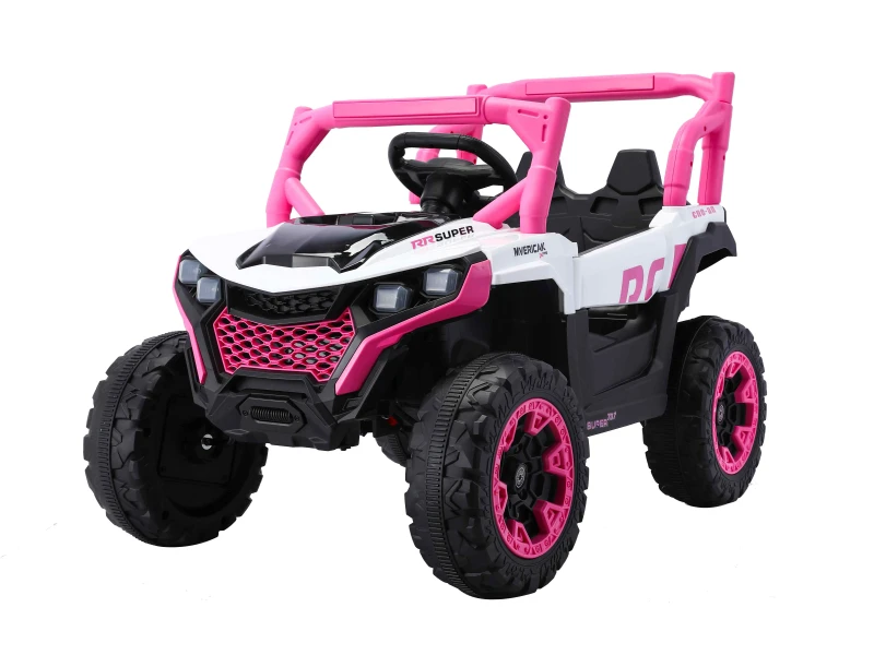 12V 4.5AH Kids Off Road Electric Ride on UTV 4 Wheels Remote Control Children Toy Car With Big Rubber Tires