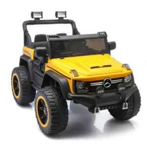 12V 4WD Plastic Off-Road Kids Electric Ride-On Car with LED Lights Remote Control Outdoor Use Certified EN71