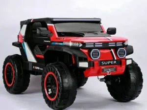 12V 7AH Kids Ride on Truck 4×4 390*4 Motor 2 Seater Electric Off-Road Car with Remote Control Electric Cars Bluetooth LED Lights