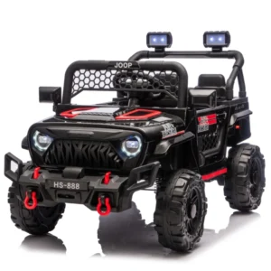 12V Battery Operated Ride-On Electric Kids Car with Two Seats Plastic Material for Kids