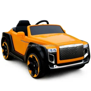12V Battery Powered Plastic 2 Seat Luxury Electric Ride-on Car for Kids Safety Certified Ages 5-7