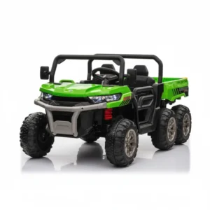 12V Battery Powered Plastic Ride-On Toy Car for Kids 2-10 Years Old CE&ASTM Certified Big Tractor 6 Wheels
