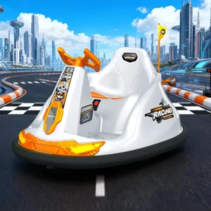 12V Battery Powered Plastic Ride on Bumper Car for Kids with Electric Wheels and Remote Control