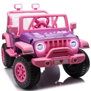 12V Electric Car Toy Children Ride On Car 4 Wheel Big Baby Battery Operated Powered Car With 2 Seats for Kids