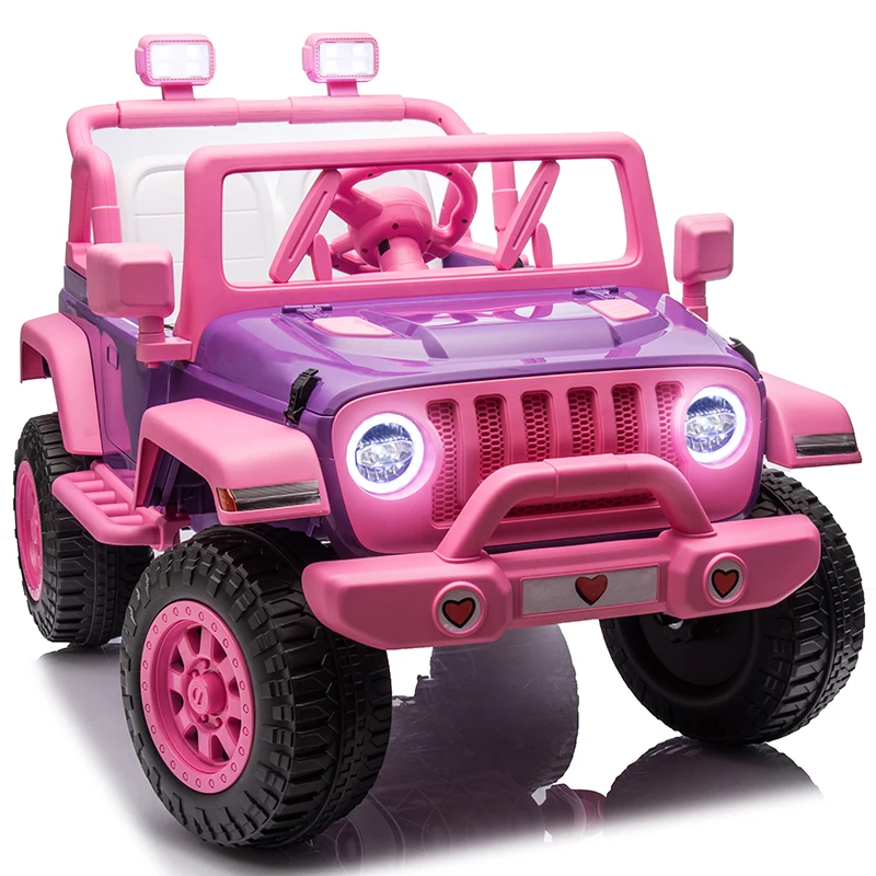 12V Electric Car Toy Children Ride On Car 4 Wheel Big Baby Battery Operated Powered Car With 2 Seats for Kids