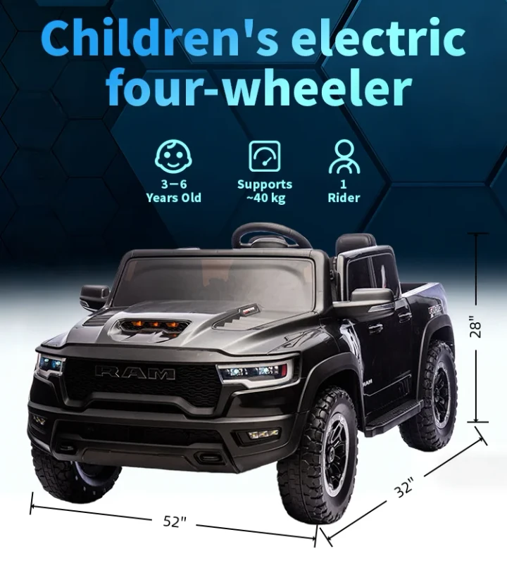 12V Electric Ride On Car for Kids 12 Years Mercedes Style 2 Seater with Reliable Electric Car