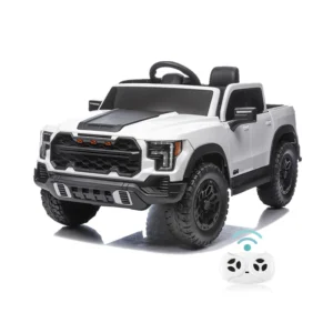 12V Electric Ride-On Car for Kids with 2.4G Remote Control Plastic Construction 4 Wheels