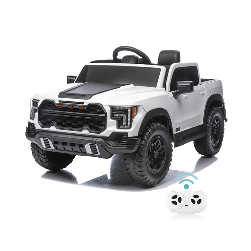 12V Electric Ride-On Car for Kids with 2.4G Remote Control Plastic Construction 4 Wheels