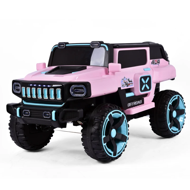 12V Kids Electric Ride On Car Big Wheels Monster Truck Off Road Vehicle with Bluetooth USB for Boys Girls