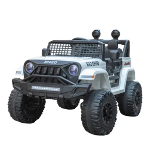 12V Kids Electric Ride On Toy Car with Remote Control Plastic 4 Wheel Kids’ Electric Vehicle Battery Powered Wheels
