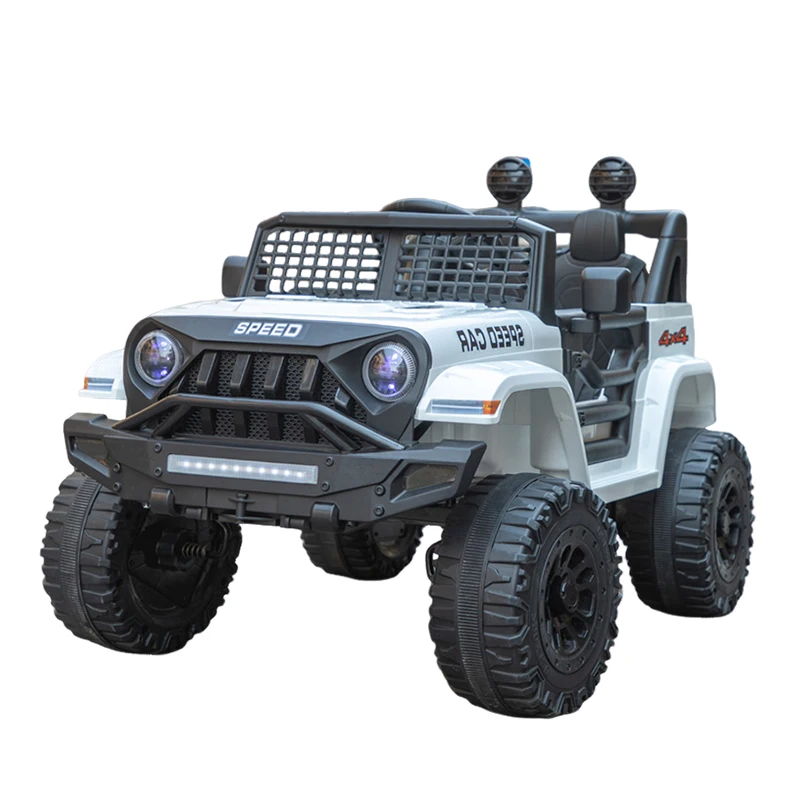 12V Kids Electric Ride On Toy Car with Remote Control Plastic 4 Wheel Kids' Electric Vehicle Battery Powered Wheels