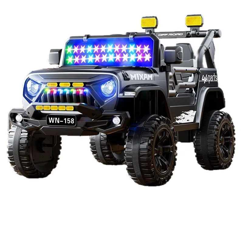 12V Kids Electric Ride on Car For5 7 Years Old 4 Wheel Battery Powered ToyCar with Remote Control & Music