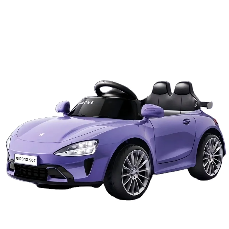 12V Licensed Style Ride On Car 4 Wheels Electric Children Toy Car with 380 Dual Motors Remote Control Ride On