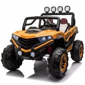 12V Plastic Battery 4-Wheel Remote Control Off-Road Ride-on Electric Car for 5-Year-Old Kids