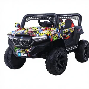 12V Ride on Car Children’s Electric Car Four Wheel Off Road ATV Double Sided Plastic Toy Stroller Remote Control for