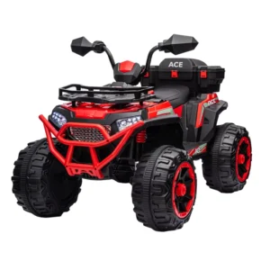 12V Unisex Electric Ride on Car New Arrival Plastic Toy with Lights and Music for Both Adults Children Remote Control Included