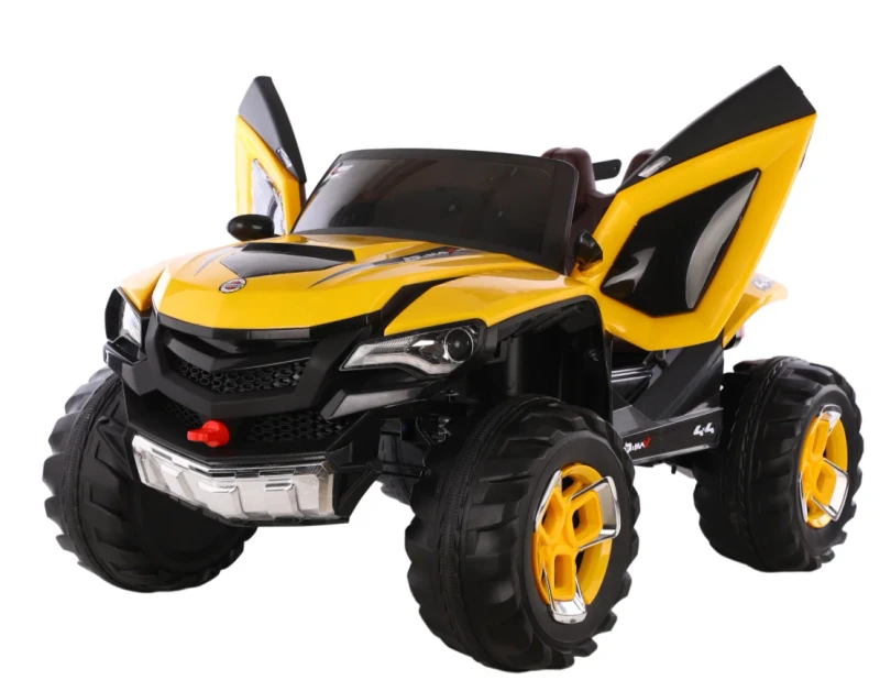12V7AH 2-Seater Kids Ride-On UTV 4WD Off-Road Electric Car with 2.4G Remote Control LED Lights Bluetooth Music