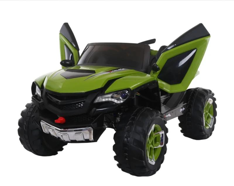 12V7AH 2 Seater Kids Ride On UTV 4WD Off Road Electric Car with 2.4G Remote Control LED Lights Bluetooth Music