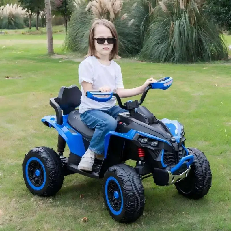 12V7Ah Battery ATV With Car Hopper Beach Car Electric Toy Big Size for Children to Drive Ride on Car Toy