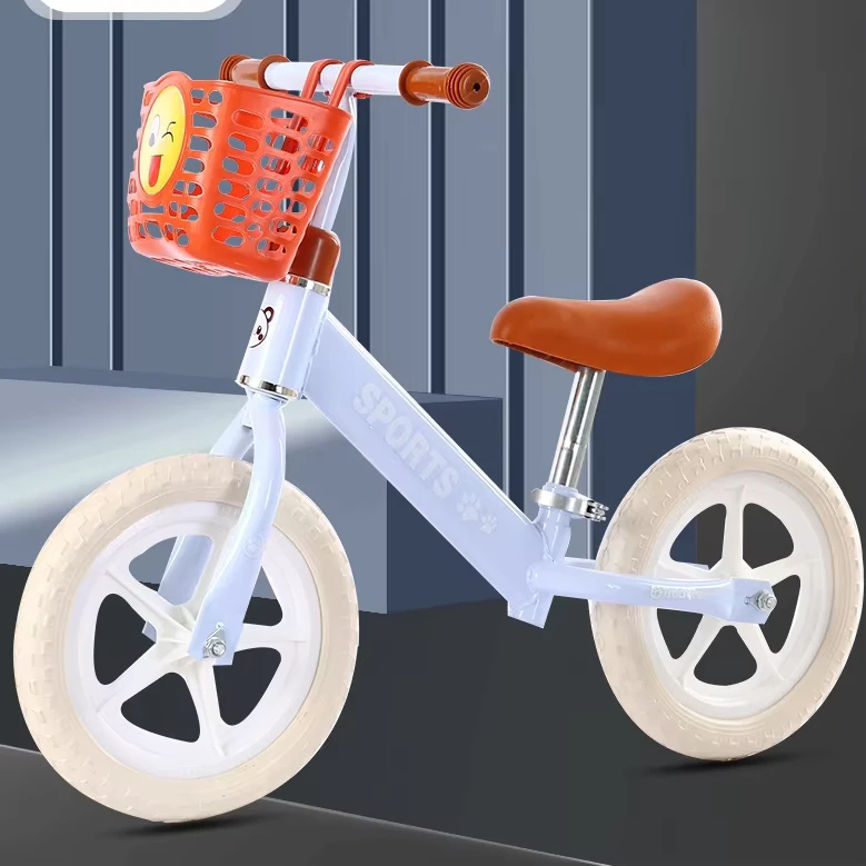 12inch High Carbon Steel Balance Bike No Pedal Push Children Balance Bike 2 6 Years Kids Toddler Balance Bicycle