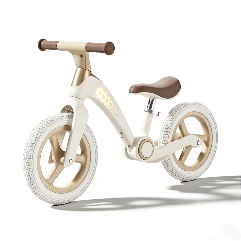 12inch Magnesium Alloy Frame Aluminum Alloy Rim Baby Balance Bike for 2+ Years Foot Brake
