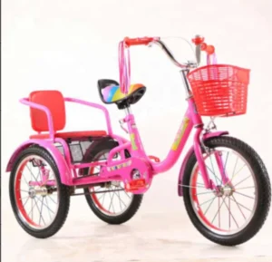 14 Inch 16 Inch Three Wheels Tricycle Adult children Tricycle with Back Seat Cargo tank Bike