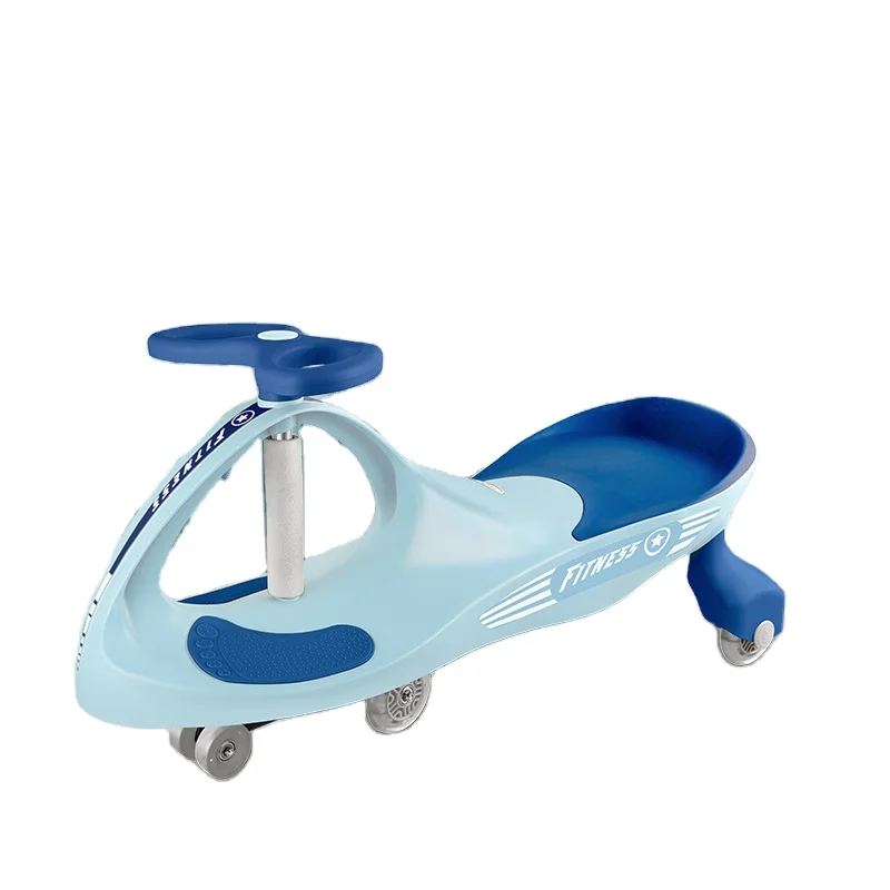 158-13 PU Light Wheel Ride on Toy Twist Car for 2-4 and 5-7 Years Unisex
