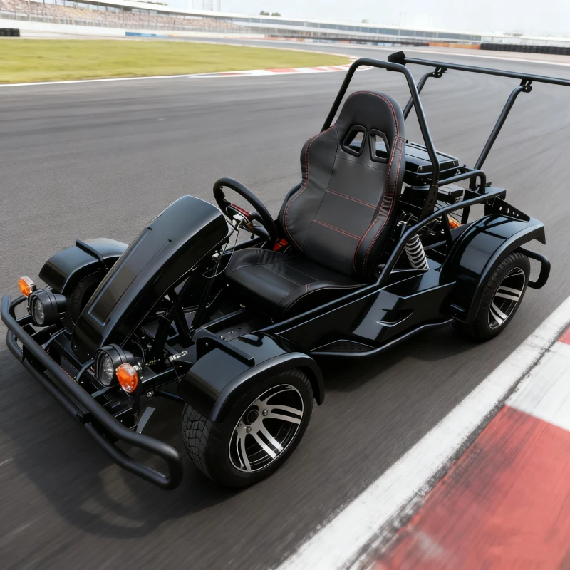 170cc CVT Transmission Go Kart Racing Kart Gasoline Off road Buggy Sports Club Karting