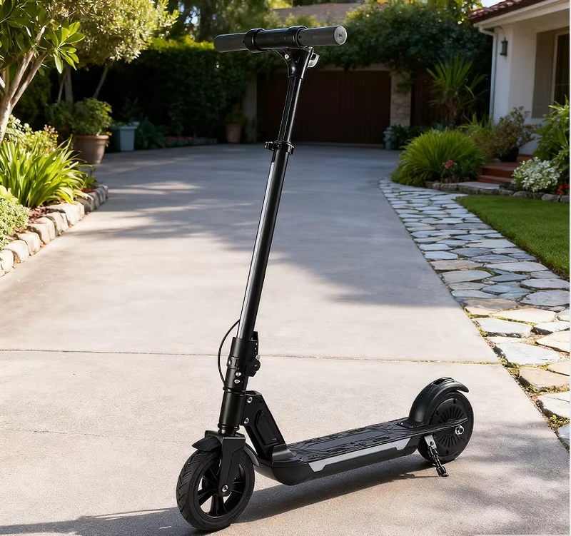 180W Motor 7 Inch Tire Electric Scooter with 3 Speeds and 16KM Range for Teenagers Commuting