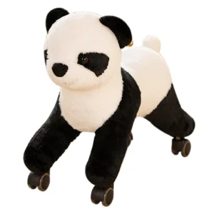 2 5 Years Boys Girls Plush Toy Panda Style Swinging Horse Toddler Kids Sliding Horse Toy Ride on Toys