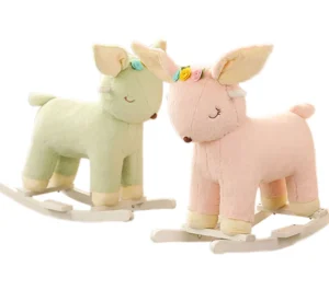 2 6 Year Old Plush Animals Rocking Horses Cute Deer Rocking Horses As Christmas Gifts