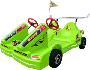 2 Seater Coin operated Go Kart Indoor Outdoor Bumper Cars Parent child Entertainment Toy Cars for Home Shopping Mall