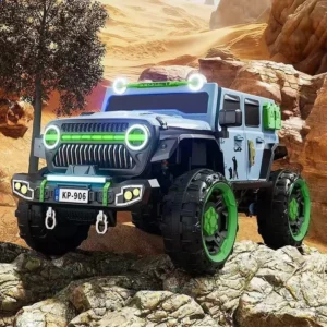 2 Seater Kids Electric Ride on Off-Road Car 4WD Rechargeable Toy Vehicle with Remote Control for Kids and Adults