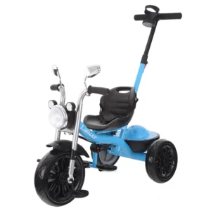 2 Year Baby Ride on Tricycles Tricycle Push Handle 3 Wheel Led Lighting Trike Ride on Tricycle Kid’s Bike Stroller