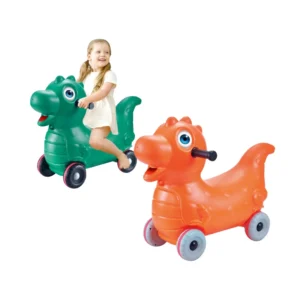 2-in-1 Big Cartoon Dinosaur Baby Sensory Play Rocking Horse Ride on Toy Car Animals