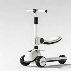 2 in 1 Kids’ Balance Bikes & Kick Scooters with PU Wheels 3 Wheel Outdoor Toy for Baby & Infant