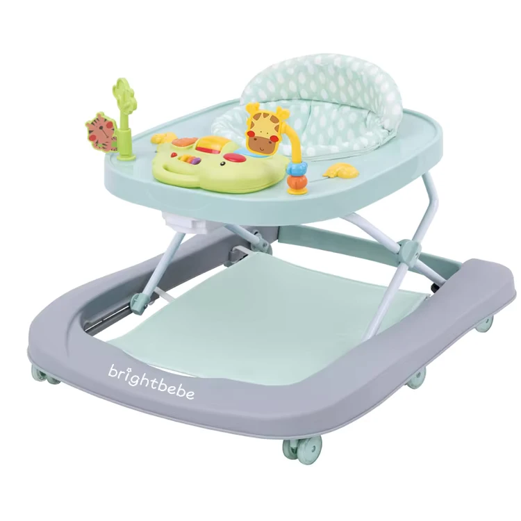 2 in 1 Kids Walker High Quality OEM Adjustable Multi-Function Baby Toy for 6 18 Months with Footrest for Boys