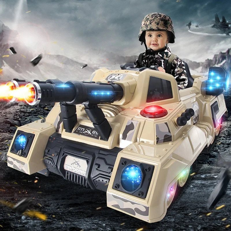 2.4G Electric Ride on Car Kids Electric Car Ride Kids Ride on Tank