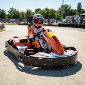 200cc Gasoline Go Kart Professional Adult Racing Kart Single Seater Gas Powered Kart for Personal Track