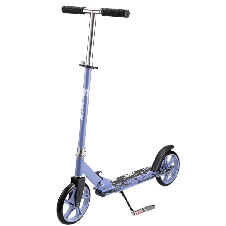 200mm Big Wheel Kick Scooter for Adults Foldable Adjustable Handlebar