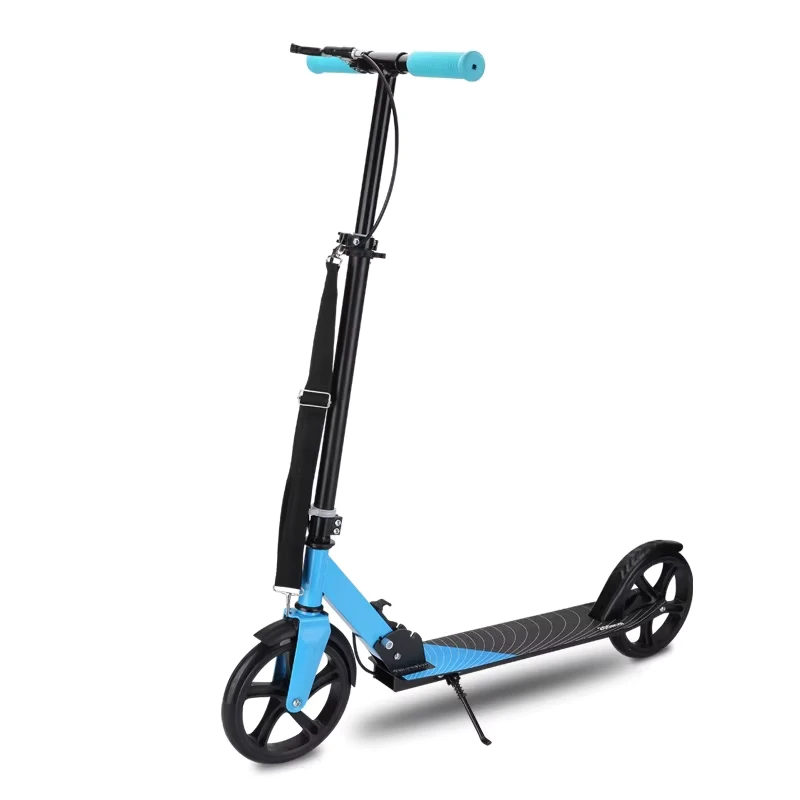 200mm Wheel Foldable Lightweight Adjustable Height Sport Kick Scooter for Adult