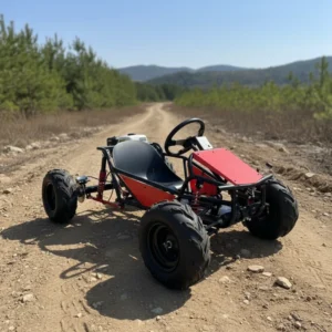 212CC Four Stroke Professional Commercial Racing Kart CVT Transmission 7.5HP Four Wheel Drift All Terrain Gas Powered Go Kart