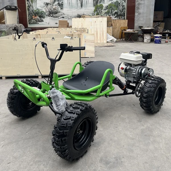 212cc 4 Stroke Gas Powered Off Road Go Kart 60km/h All Day Endurance All Terrain 70km/h 3.6 Liter Fuel Tank Racing Drift Go Kart