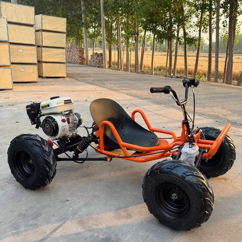 212cc 4-Stroke Go Kart Top Speed 60km/h 7.5 Hp Long Range Off-Road Kart for Children and Adults Outdoor Riding Racing Go Kart