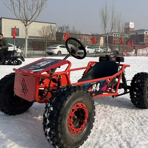212cc 4 Stroke Large-Frame Adult Racing All Terrain Speed Off Road Go Kart Integrated Differential Dual Hydraulic Disc Brakes