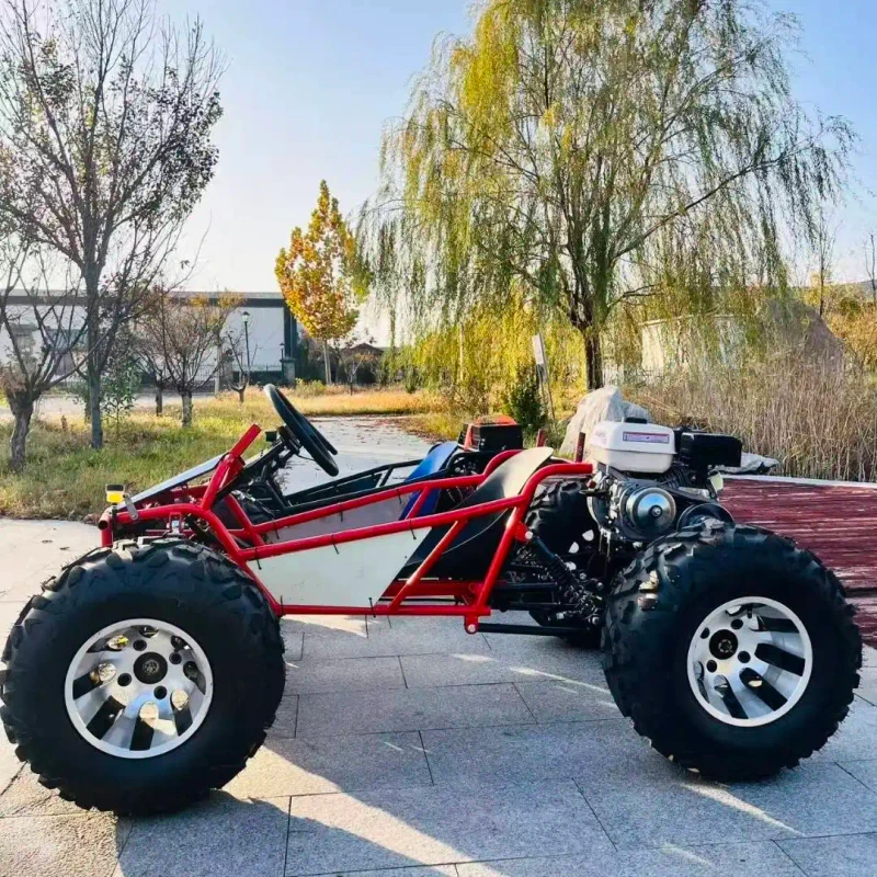 212cc 4 Stroke Large Frame Adult Racing All Terrain Speed Off Road Go Kart Integrated Differential Dual Hydraulic Disc Brakes