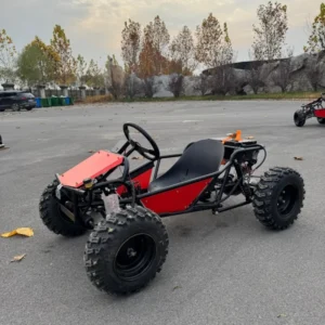 212cc Gas powered 4 Stroke Go Kart Single Seater Durable Steel Frame All Terrain Off Road Kart