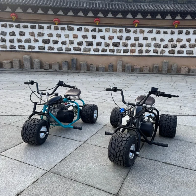 212cc Mountain Kart 4 Stroke Outdoor Gas Powered All Terrain Racing Go Kart 60km/h Max Speed 200kg